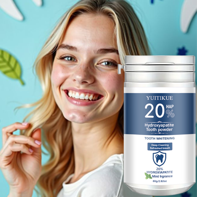 Teeth Whitening Ai - Yuitikue 20% Hydroxyapatite Tooth Powder, Mint