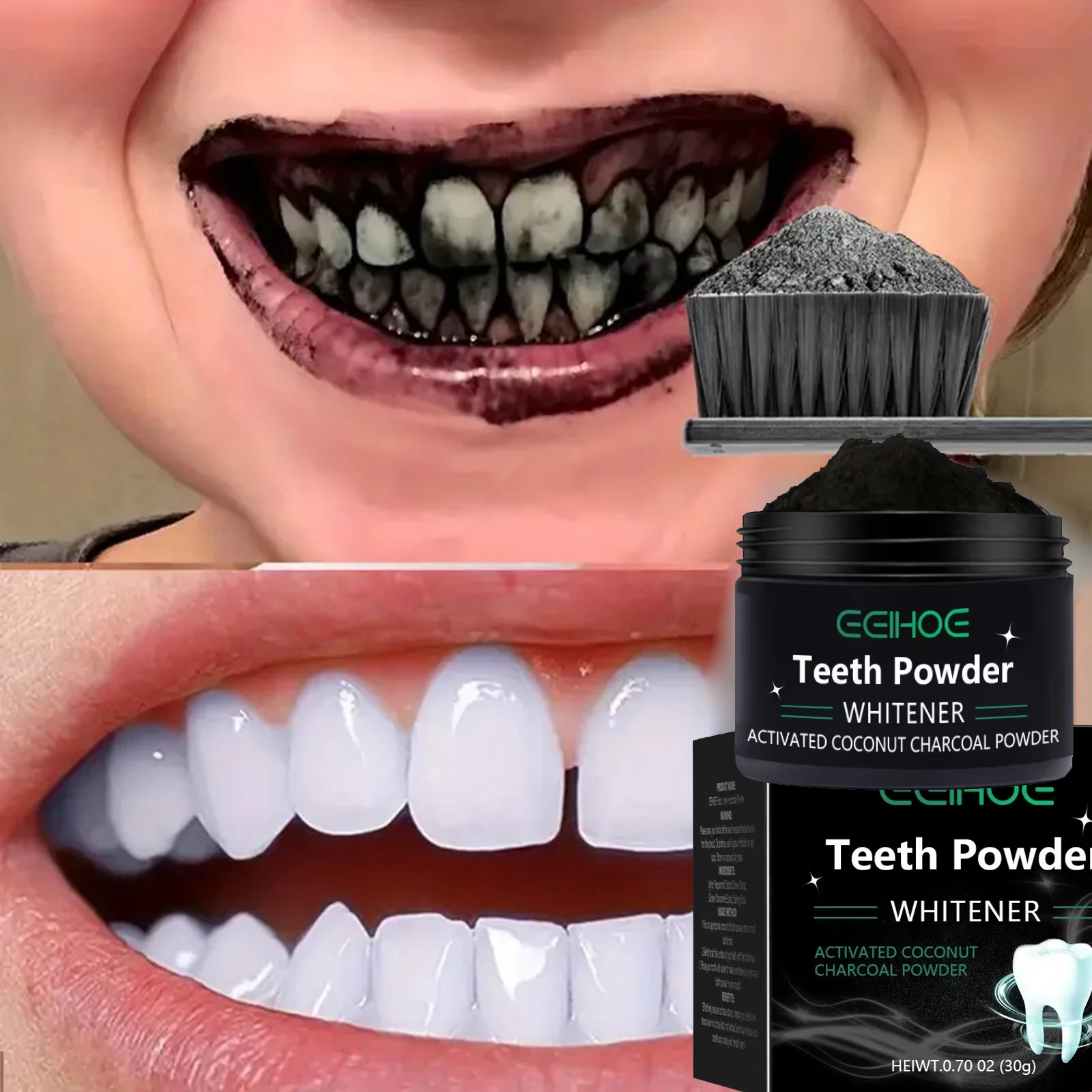 Teeth Whitening Ai - Teeth Brightening Whitening Powder Deep Cleaning