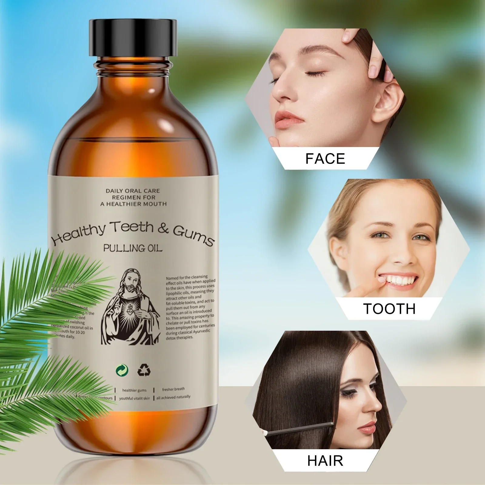 Coconut Pulling Oil Mouthwash  - Whitening Mouthwash recensie en prijs