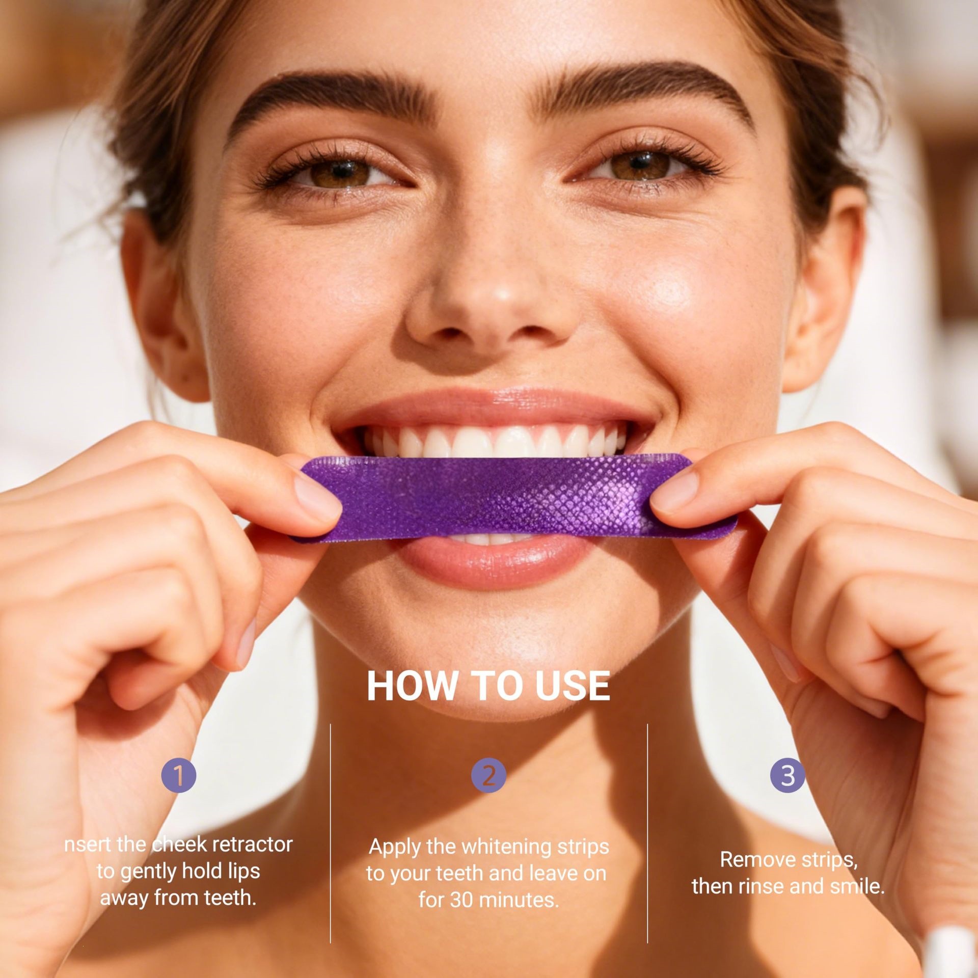 Purple Teeth Whitening Strips  - Teeth Whitening Strips Permanent recensie en prijs