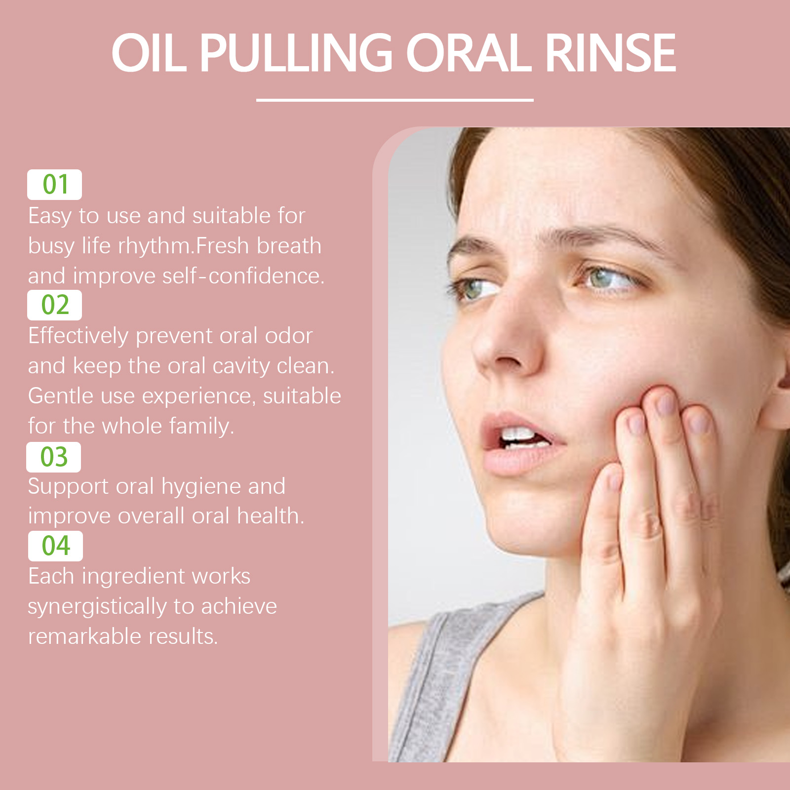 Coconut Pulling Oil Mouthwash  - Teeth Whitening Oil Pulling recensie en prijs