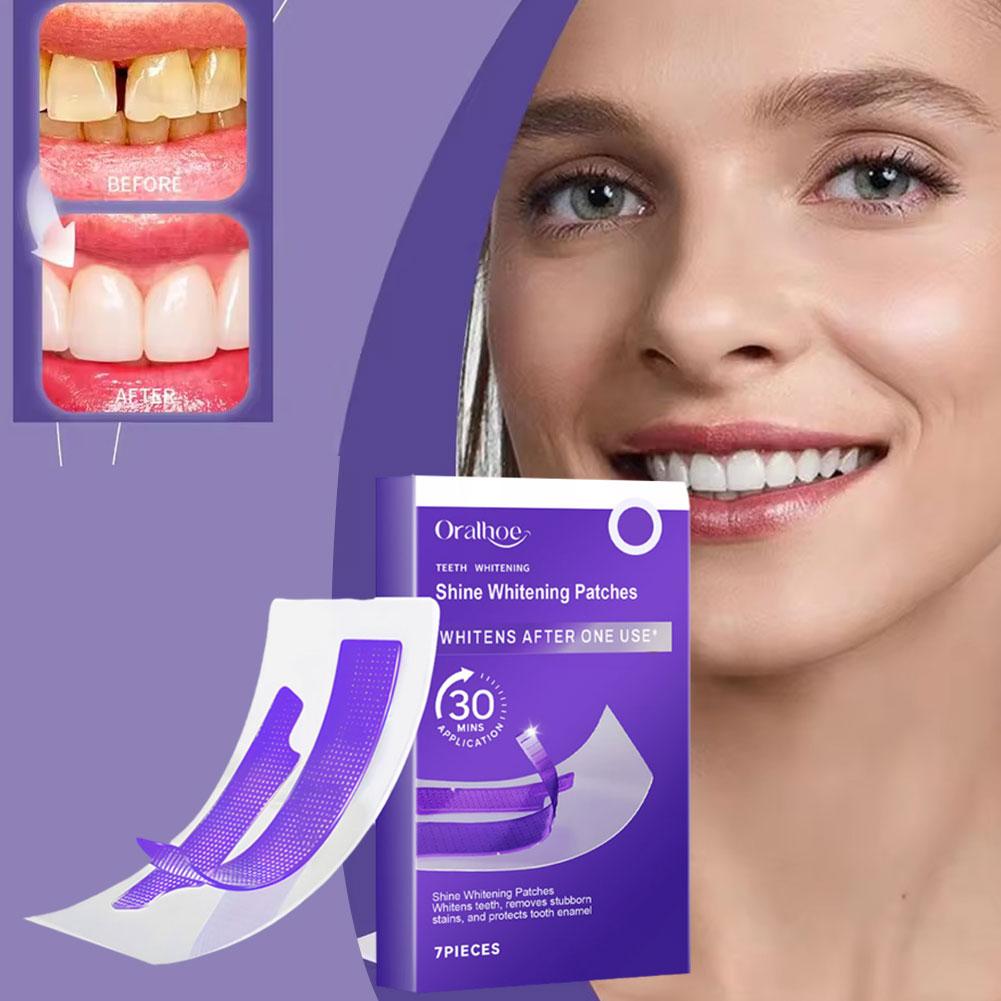 1/2BOX Purple Teeth Whitening  - Teeth Whitening Strips Permanent recensie en prijs
