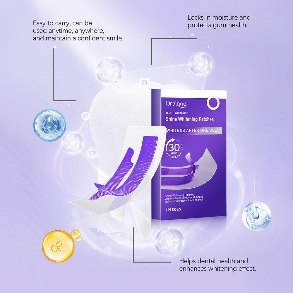 1/2BOX Purple Teeth Whitening  - Teeth Whitening Strips Permanent recensie en prijs