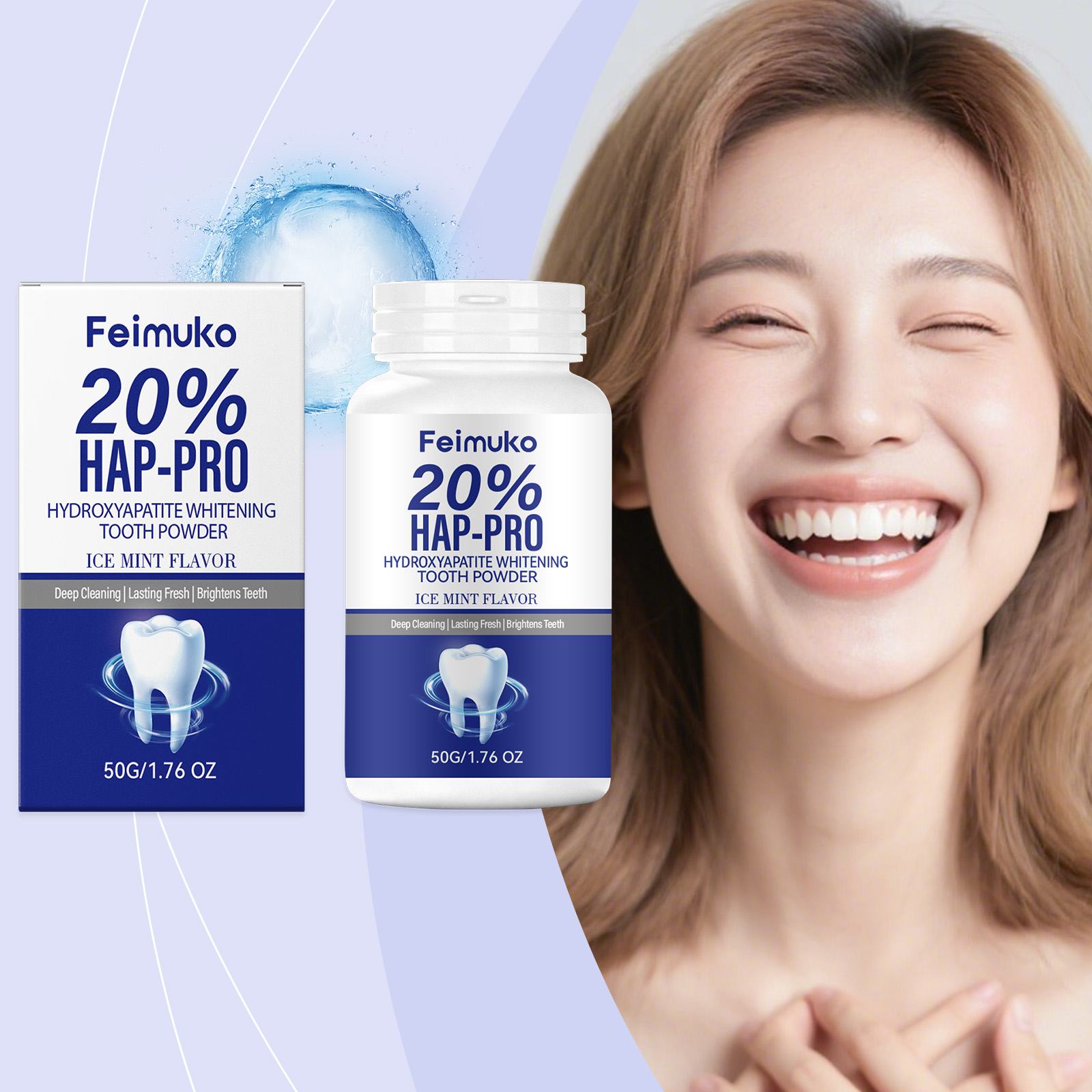 20% Hydroxyapatite Tooth Powde - Teeth Whitening Ai recensie en prijs
