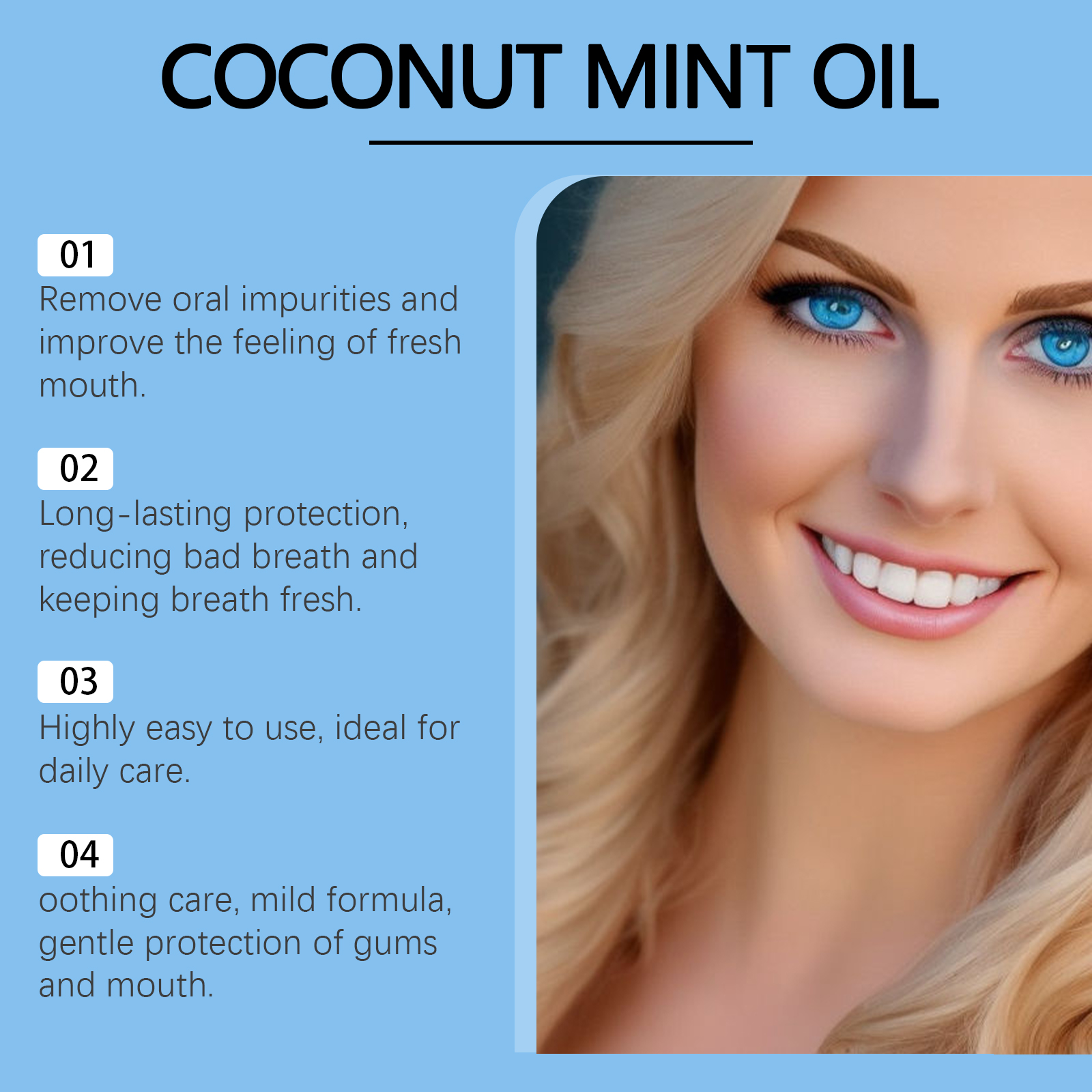Coconut Mint Pulling Oil Mouth - Teeth Whitening Oil Pulling recensie en prijs