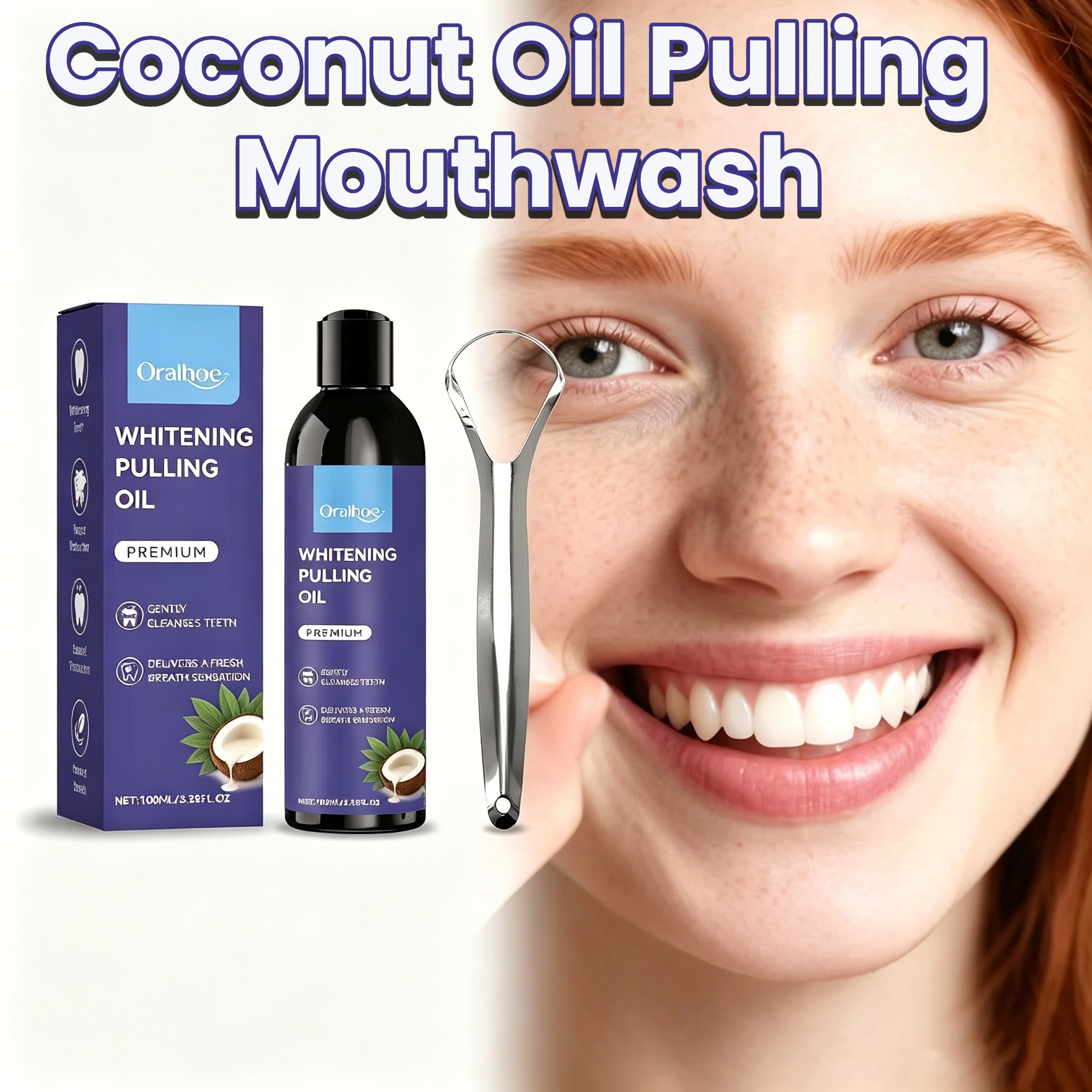 Coconut Oil Pulling Mouthwash  - Teeth Whitening Oil Pulling recensie en prijs