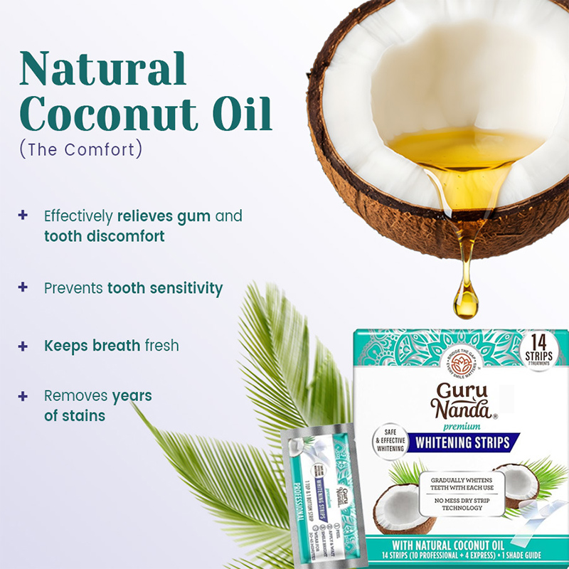 14pcs/box Coconut Oil Teeth Wh - Teeth Whitening Strips Permanent recensie en prijs