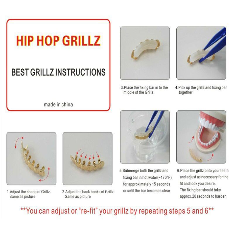 Silicone Grillz Mold Bars Fitt - Teeth Whitening Moulds recensie en prijs