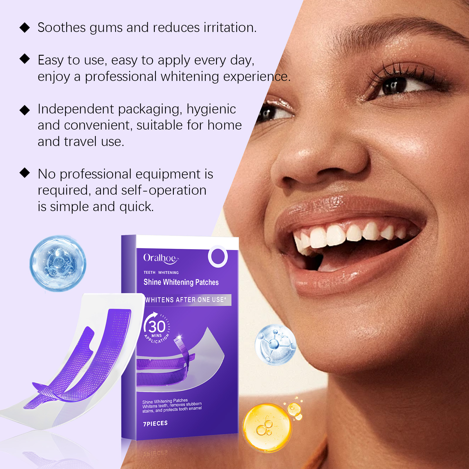 Purple Teeth Whitening Strips  - Teeth Whitening Strips Permanent recensie en prijs
