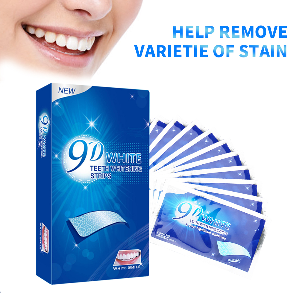 9D White Peroxide-Free Teeth W - Teeth Whitening Strips Permanent recensie en prijs