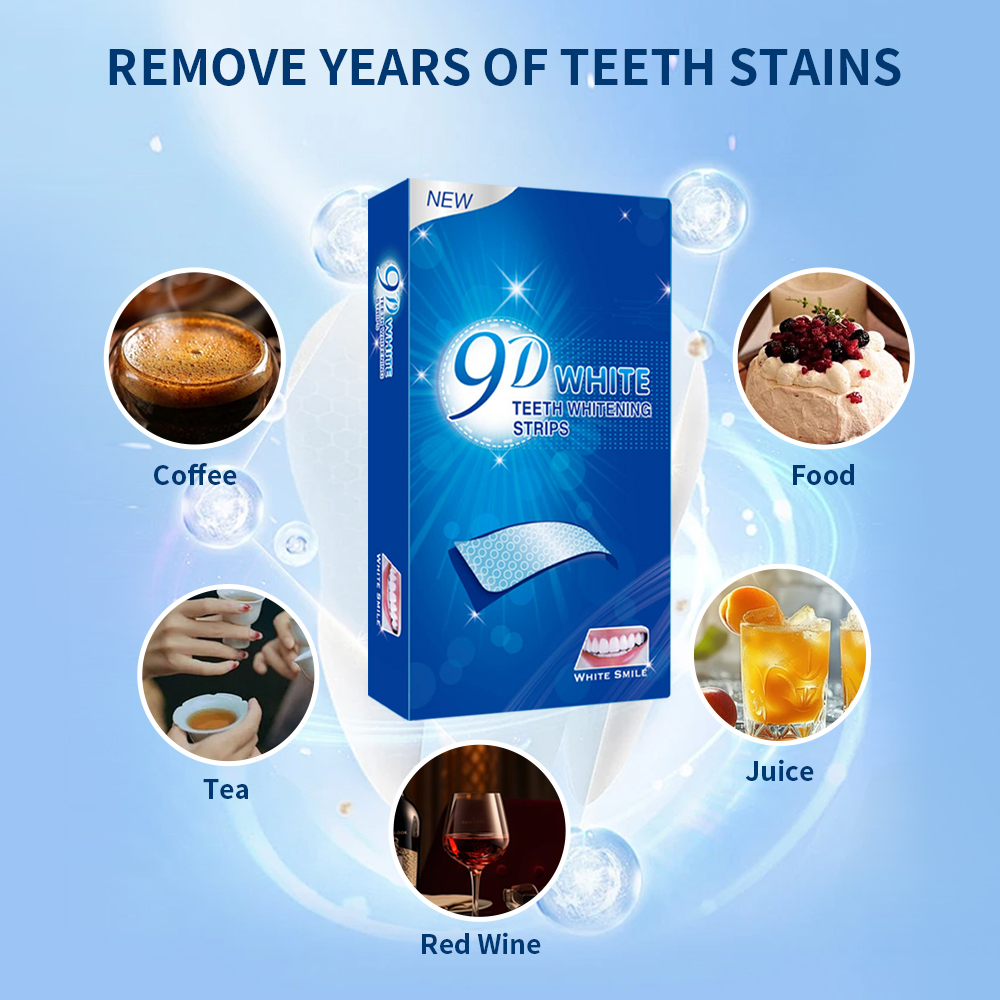 9D White Peroxide-Free Teeth W - Teeth Whitening Strips Permanent recensie en prijs