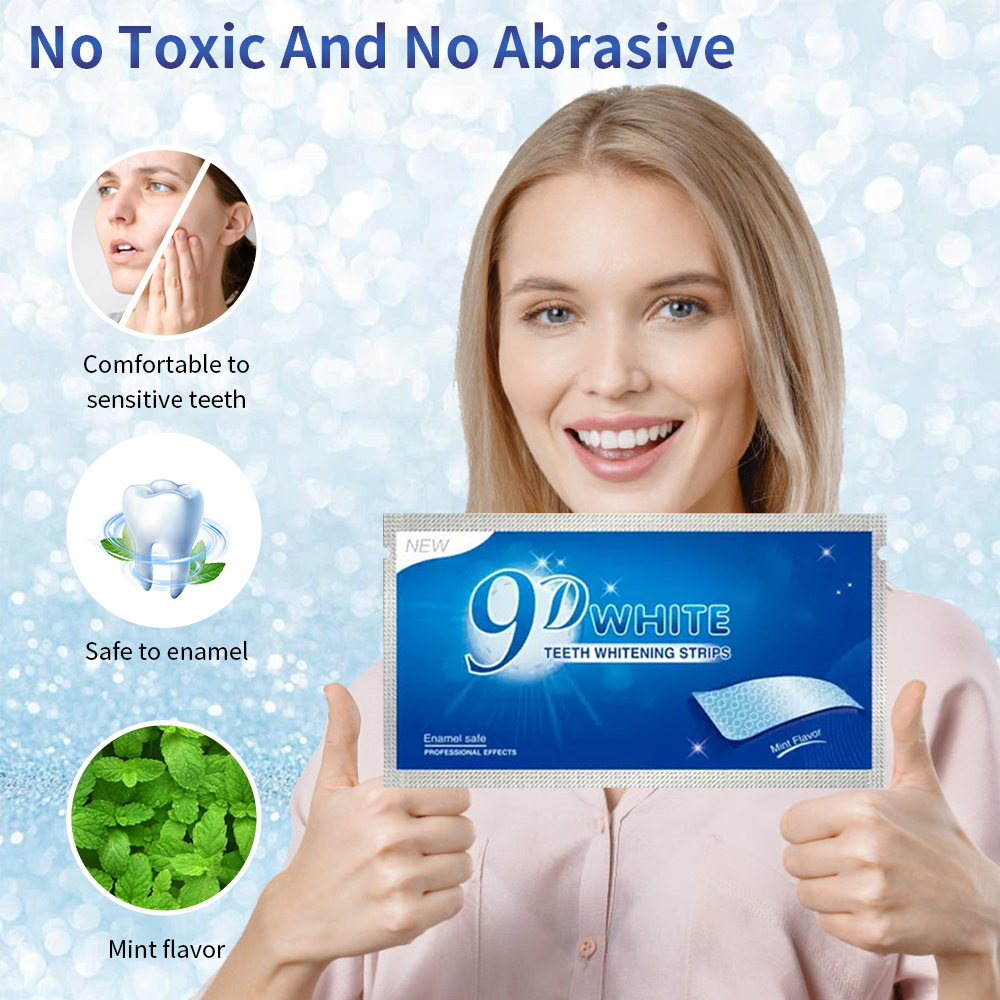9D White Peroxide-Free Teeth W - Teeth Whitening Strips Permanent recensie en prijs