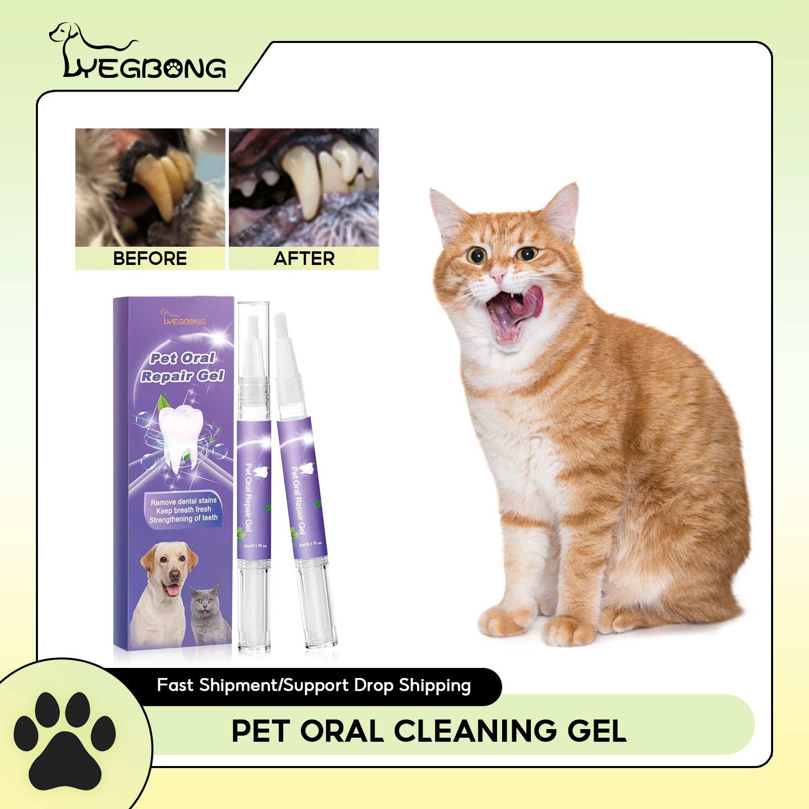 Pet Oral Repair Gel Puppy Tart - Teeth Whitening Ai recensie en prijs