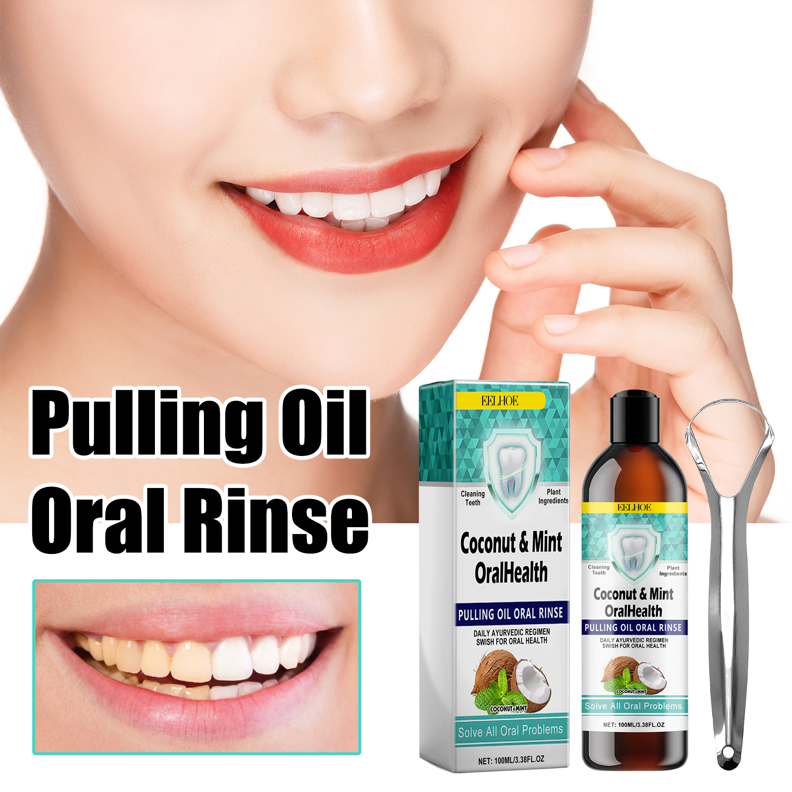 Coconut Oil Mouthwash Whitenin - Whitening Mouthwash recensie en prijs