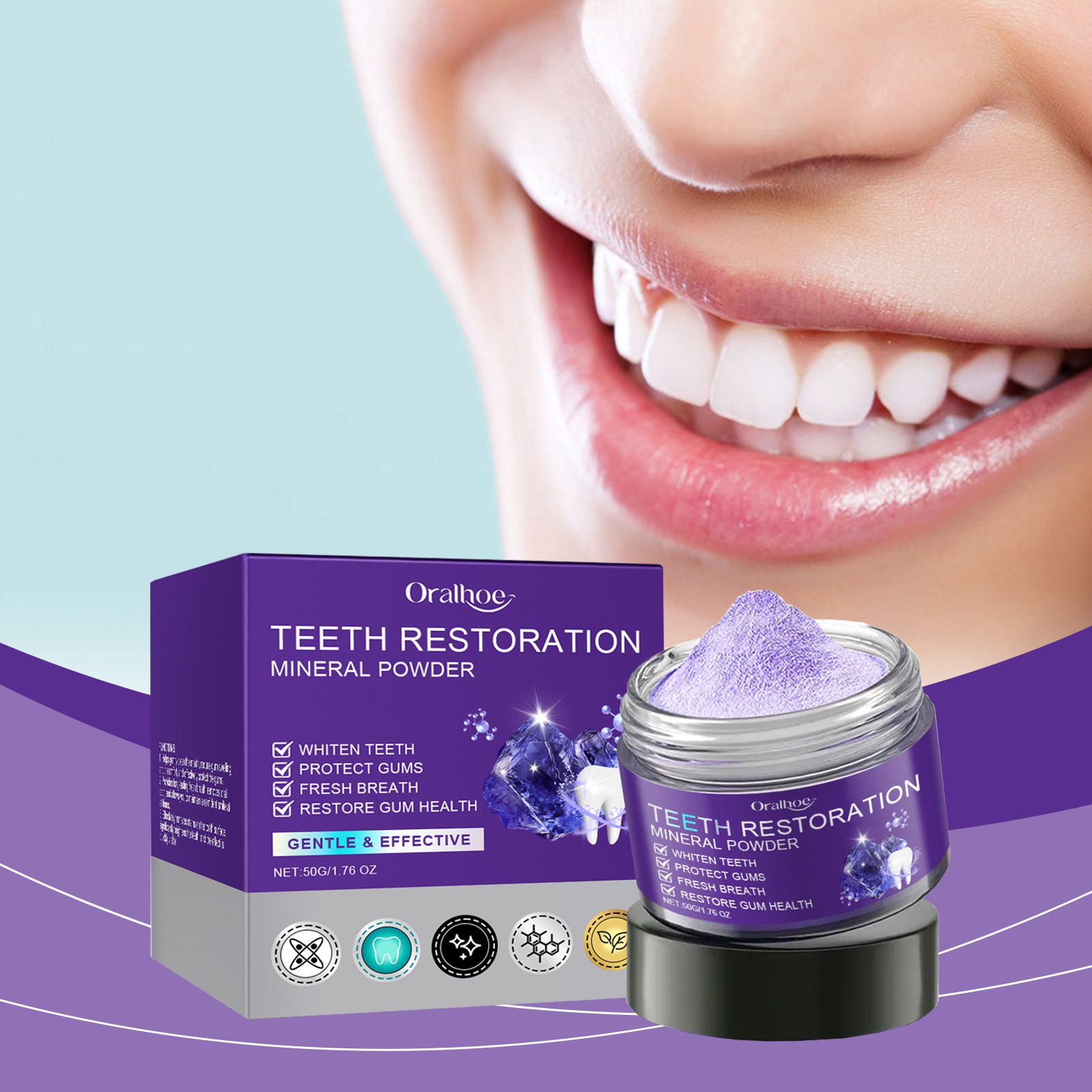 Teeth Restoration Mineral Powd - Teeth Whitening Ai recensie en prijs
