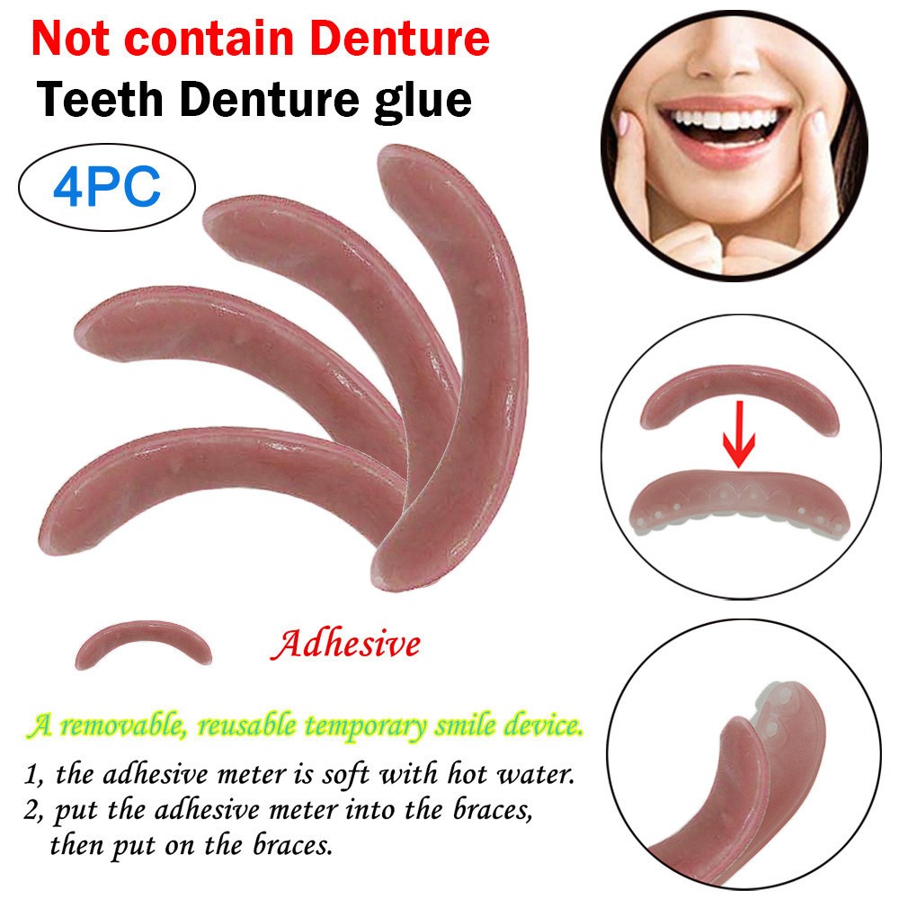 4/8 Pcs Whitening Braces Adhes - Teeth Whitening Strips Permanent recensie en prijs