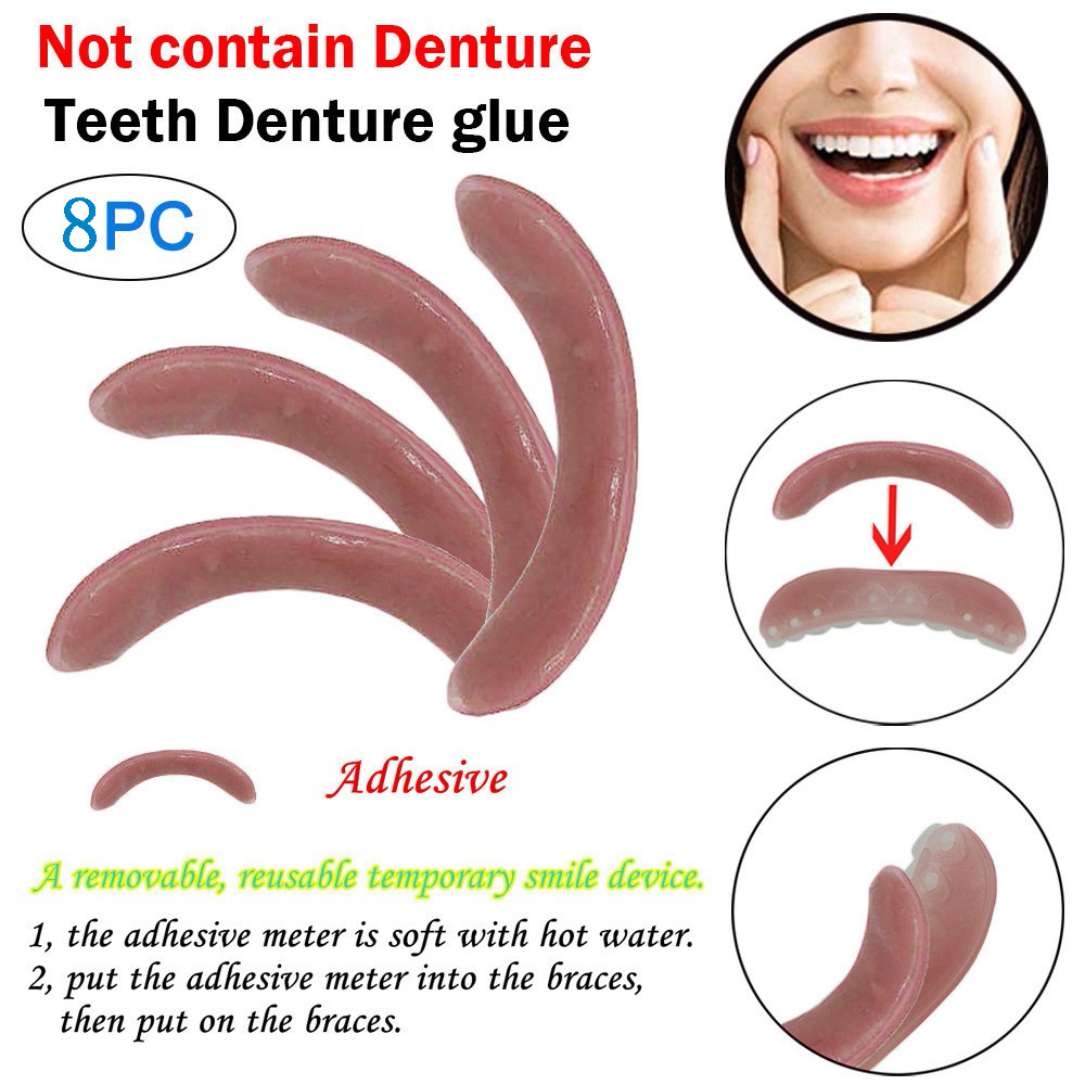 4/8 Pcs Whitening Braces Adhes - Teeth Whitening Strips Permanent recensie en prijs