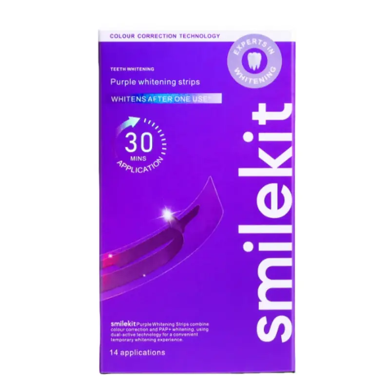 14 Pairs Purple Dental Strips  - Teeth Whitening Strips Permanent recensie en prijs