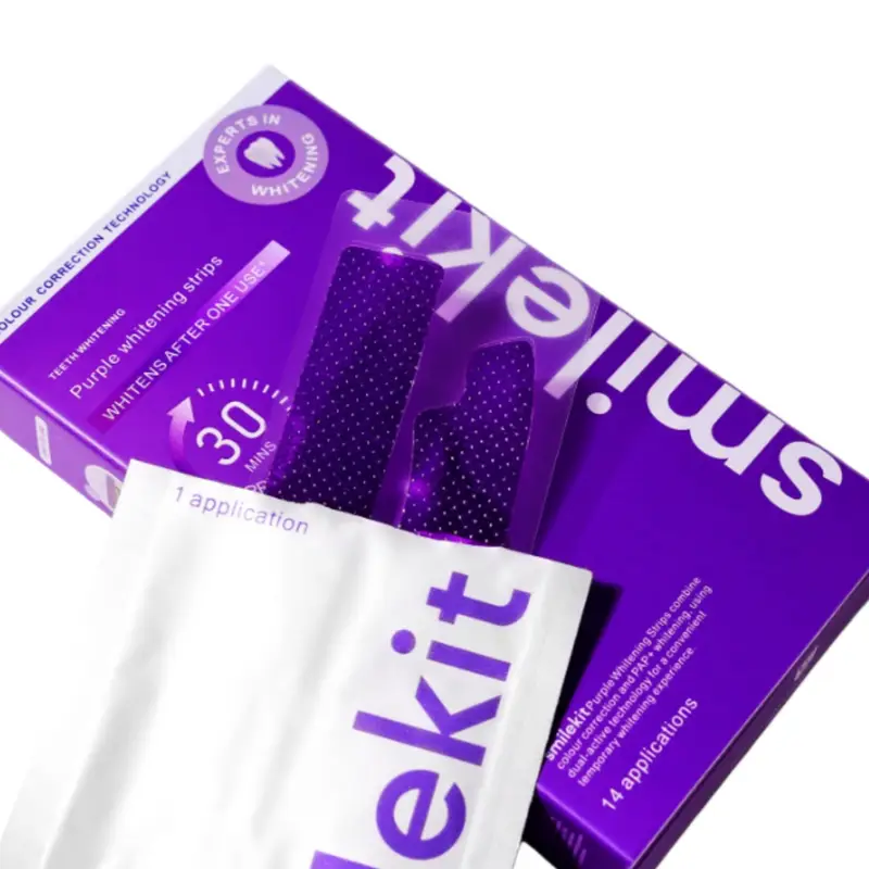 14 Pairs Purple Dental Strips  - Teeth Whitening Strips Permanent recensie en prijs
