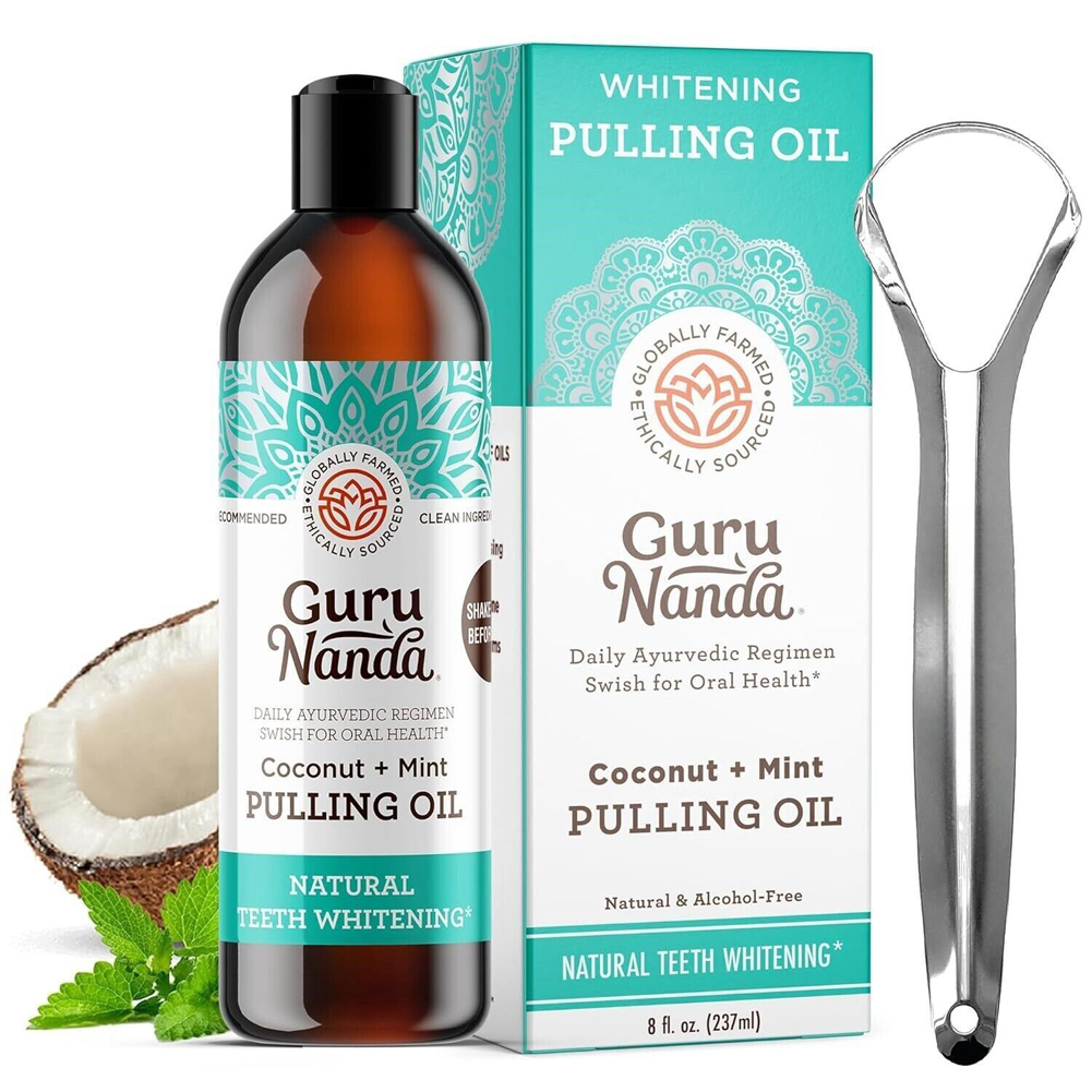 Coconut Mint Pulling Oil Mouth - Teeth Whitening Oil Pulling recensie en prijs