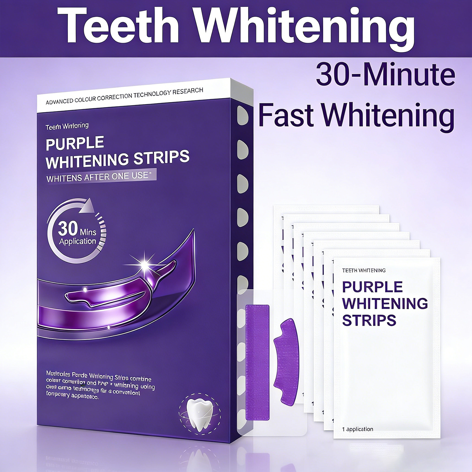 Purple Teeth Whitening Strips  - Teeth Whitening Strips Permanent recensie en prijs