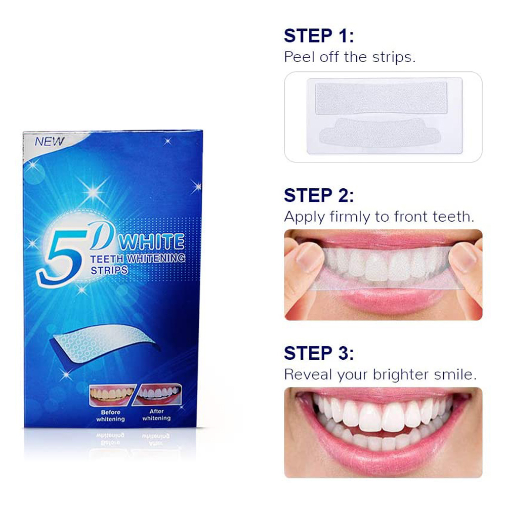 5D White Teeth Whitening Strip - Teeth Whitening Strips Permanent recensie en prijs