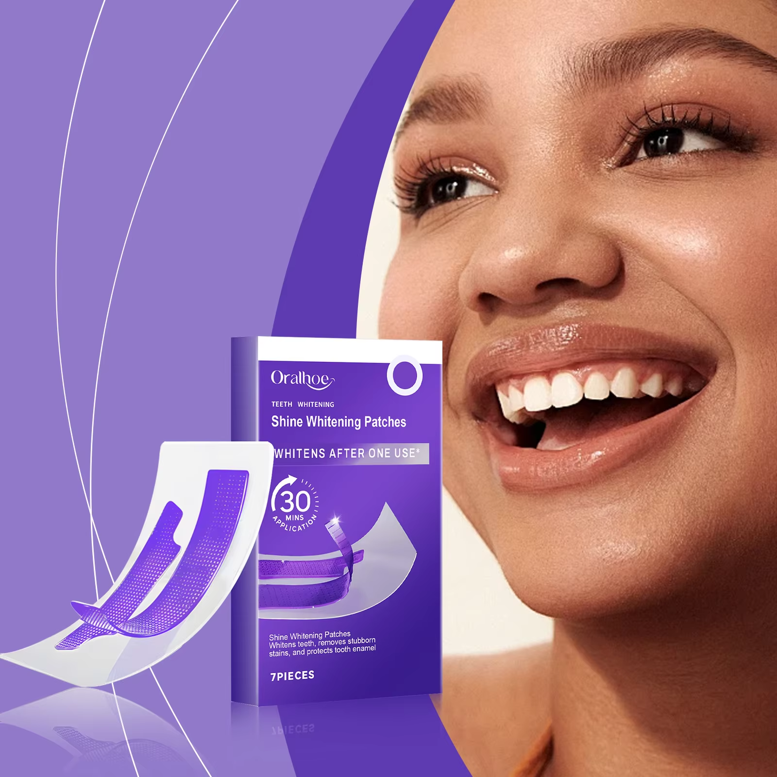 Purple Teeth Whitening Strips  - Teeth Whitening Strips Permanent recensie en prijs