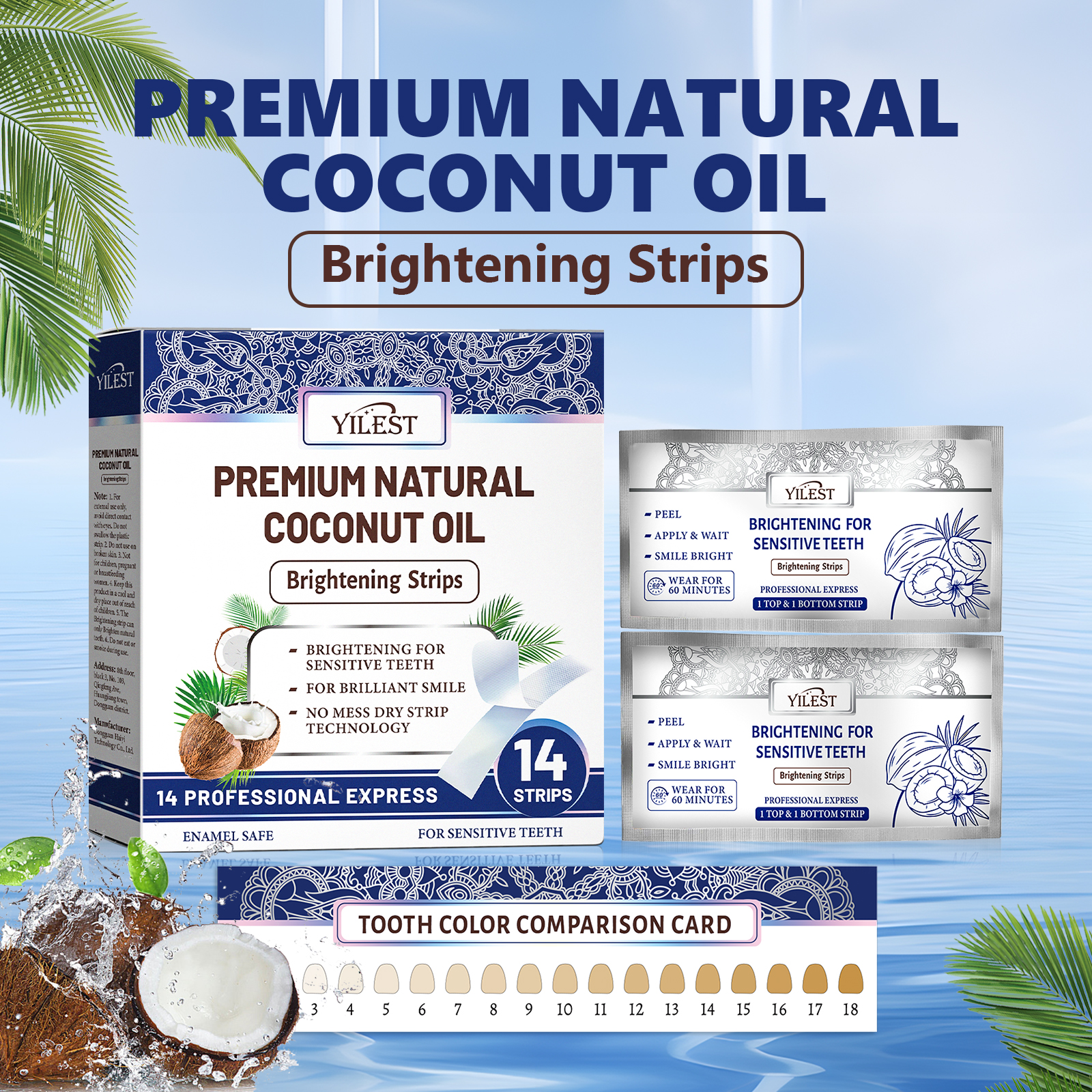 Teeth Whitening Strips 14pcs C - Teeth Whitening Strips Permanent recensie en prijs