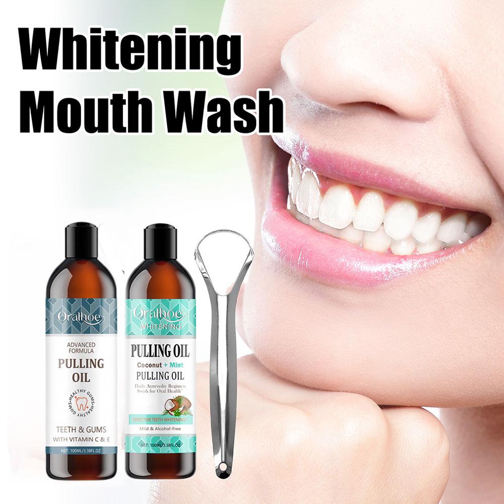 100ML Coconut Mint Pulling Oil - Teeth Whitening Oil Pulling recensie en prijs