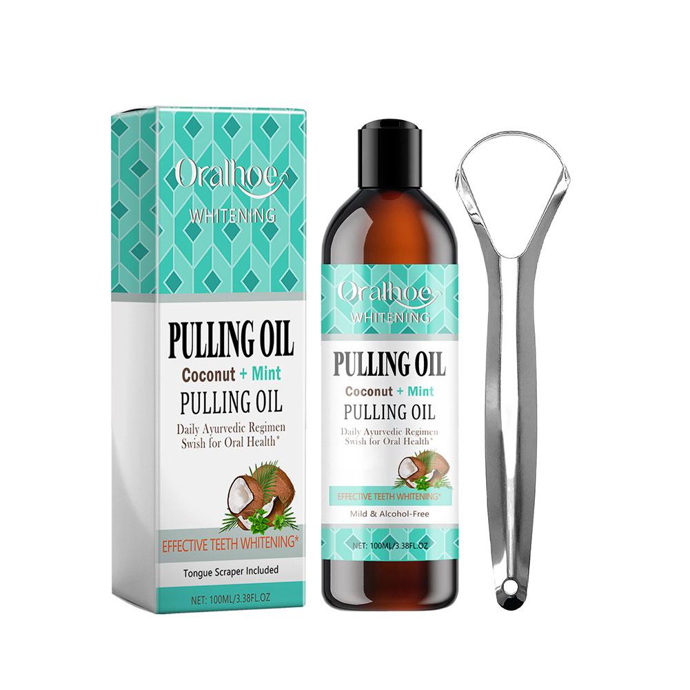 100ML Coconut Mint Pulling Oil - Teeth Whitening Oil Pulling recensie en prijs